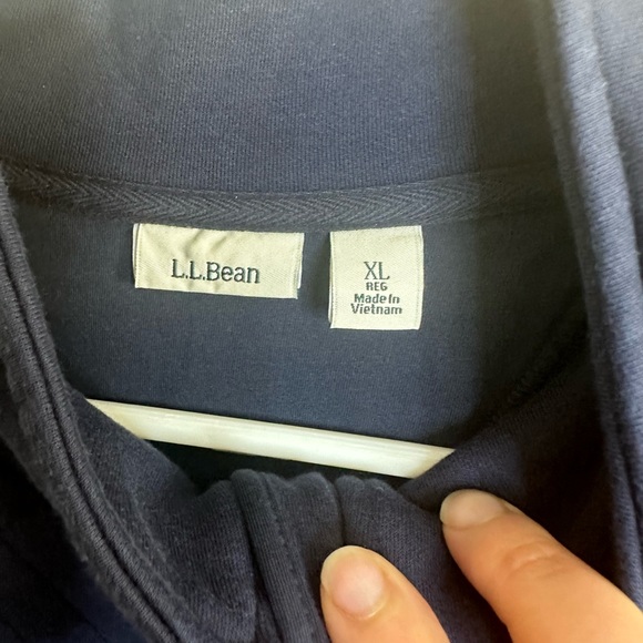 L.L. Bean Women's Quilted Full-Zip Sweatshirt size XL - Picture 3 of 4